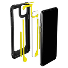 Заредете изображение във визуализатора на галерията – Spigen gauntlet гръб за iPhone 11 ( 6.1 ) carbon черен - само за 41.8 лв

