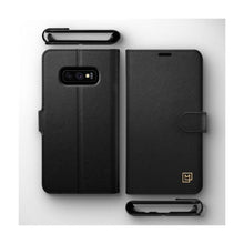 Заредете изображение във визуализатора на галерията – Spigen la manon wallet saffiano - samsung s10e черен - само за 41.4 лв
