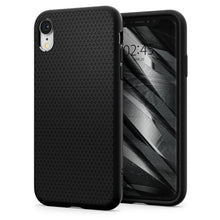 Заредете изображение във визуализатора на галерията – Spigen liquid air гръб за iPhone xr matte черен - само за 31.6 лв

