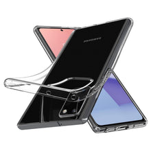 Заредете изображение във визуализатора на галерията – Spigen liquid crystal for samsung note 20 прозрачен - само за 33.5 лв
