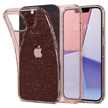 Заредете изображение във визуализатора на галерията – Spigen liquid crystal гръб за iphone 13 mini glitter rose - TopMag
