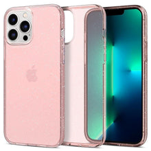 Заредете изображение във визуализатора на галерията – Spigen liquid crystal  калъф за iphone 13 pro max glitter rose - TopMag

