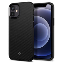Заредете изображение във визуализатора на галерията – SPIGEN MAG ARMOR for IPHONE 12 MINI matte black - само за 61 лв
