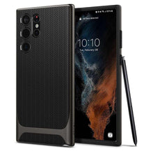 Заредете изображение във визуализатора на галерията – Spigen neo hybrid case for samsung s22 ultra gunmetal - TopMag
