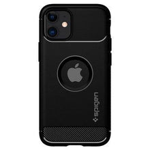 Заредете изображение във визуализатора на галерията – SPIGEN Rugged Armor for IPHONE 12 MINI matte black - само за 34 лв
