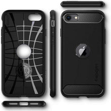 Заредете изображение във визуализатора на галерията – Spigen rugged armor for iPhone se 2020 black - TopMag
