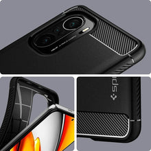 Заредете изображение във визуализатора на галерията – Spigen rugged armor for poco f3 / mi 11i matte black - TopMag
