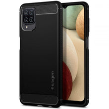 Заредете изображение във визуализатора на галерията – Spigen rugged armor for samsung a12 matte black - TopMag
