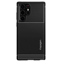 Заредете изображение във визуализатора на галерията – Spigen rugged armor for samsung s22 ultra matte black - TopMag
