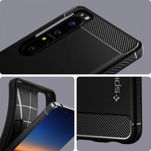 Заредете изображение във визуализатора на галерията – Spigen rugged armor for sony xperia 1 iii matte black - TopMag
