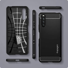 Заредете изображение във визуализатора на галерията – Spigen rugged armor for sony xperia 10 iii matte black - TopMag
