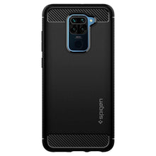 Заредете изображение във визуализатора на галерията – Spigen rugged armor for xiaomi redmi note 9 matte black - само за 34 лв
