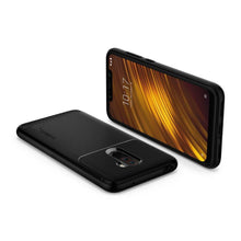 Заредете изображение във визуализатора на галерията – Spigen rugged armor гръб - Xiaomi pocophone f1 черен - само за 33.1 лв
