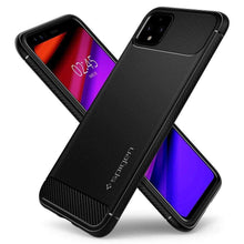 Заредете изображение във визуализатора на галерията – Spigen rugged armor гръб за google pixel 4 черен - само за 33.1 лв
