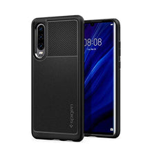 Заредете изображение във визуализатора на галерията – Spigen rugged armor гръб за huawei p30 черен - само за 31.6 лв

