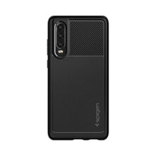 Заредете изображение във визуализатора на галерията – Spigen rugged armor гръб за huawei p30 черен - само за 31.6 лв
