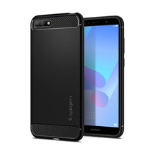 Заредете изображение във визуализатора на галерията – Spigen rugged armor гръб за huawei y6 prime 2018 черен - само за 33.2 лв
