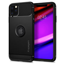 Заредете изображение във визуализатора на галерията – Spigen rugged armor гръб за iPhone 11 pro ( 5.8 ) черен - само за 31.6 лв
