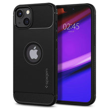 Заредете изображение във визуализатора на галерията – Spigen rugged armor гръб за iphone 13 mini matte black - TopMag
