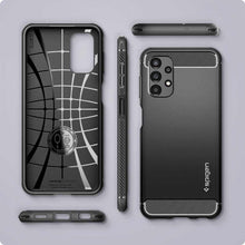 Заредете изображение във визуализатора на галерията – Spigen rugged armor гръб за samsung a13 4g matte black - TopMag
