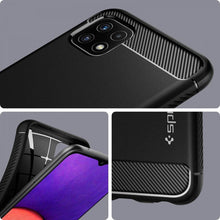Заредете изображение във визуализатора на галерията – Spigen rugged armor гръб за samsung a22 5g matte черен - TopMag
