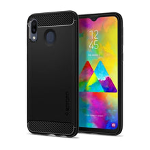 Заредете изображение във визуализатора на галерията – Spigen rugged armor гръб за samsung m20 matte черен - само за 32.9 лв

