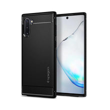 Заредете изображение във визуализатора на галерията – Spigen rugged armor гръб за samsung note 10 черен - само за 34.2 лв

