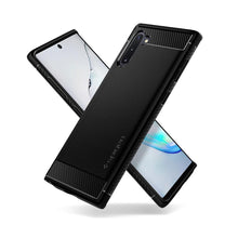 Заредете изображение във визуализатора на галерията – Spigen rugged armor гръб за samsung note 10 черен - само за 34.2 лв
