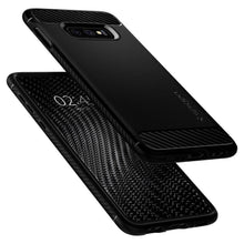 Заредете изображение във визуализатора на галерията – Spigen rugged armor гръб за samsung s10 lite мат черен - само за 32.6 лв
