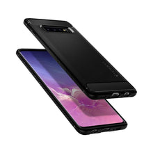Заредете изображение във визуализатора на галерията – Spigen rugged armor гръб за samsung s10 мат черен - TopMag
