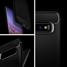 Заредете изображение във визуализатора на галерията – Spigen rugged armor гръб за samsung s10 мат черен - TopMag
