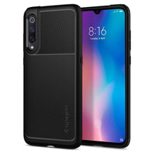 Заредете изображение във визуализатора на галерията – Spigen rugged armor гръб за xiaomi mi 9 черен - само за 31.8 лв
