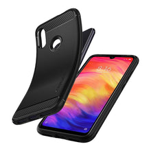 Заредете изображение във визуализатора на галерията – Spigen rugged armor гръб за Xiaomi Redmi note 7 черен - само за 29.8 лв
