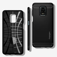 Заредете изображение във визуализатора на галерията – Spigen rugged armor гръб за xiaomi redmi note 9s / 9 pro / 9 pro max мат черен - само за 34.3 лв
