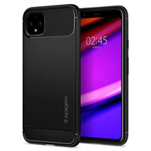 Заредете изображение във визуализатора на галерията – Spigen rugged armor гръб за за google pixel 4 xl черен - само за 31.6 лв
