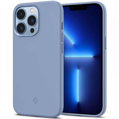 Spigen silicone fit гръб за iphone 13 pro max sierra blue - TopMag