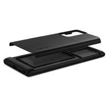 Заредете изображение във визуализатора на галерията – Spigen slim armor cs for samsung note 20 ultra black - само за 48.8 лв
