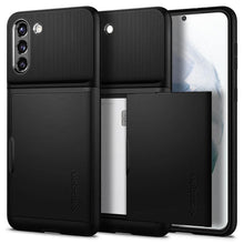Заредете изображение във визуализатора на галерията – Spigen slim armor cs for samsung s21 plus black - TopMag
