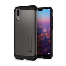 Заредете изображение във визуализатора на галерията – Spigen slim armor гръб за huawei p20 сив - само за 43.5 лв
