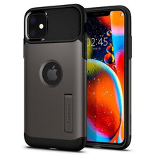 Заредете изображение във визуализатора на галерията – Spigen slim armor гръб за iPhone 11 ( 6.1) сив - само за 43.2 лв
