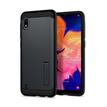 Заредете изображение във визуализатора на галерията – Spigen slim armor гръб за samsung  a10 сив - само за 39.7 лв
