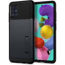 Заредете изображение във визуализатора на галерията – Spigen slim armor гръб за samsung a51 метал - само за 41.8 лв
