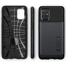 Заредете изображение във визуализатора на галерията – Spigen slim armor гръб за samsung a51 метал - само за 41.8 лв
