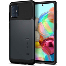 Заредете изображение във визуализатора на галерията – Spigen slim armor гръб за samsung a71 метален - само за 42.8 лв
