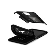 Заредете изображение във визуализатора на галерията – Spigen slim armor гръб за samsung a8 2018 черен - само за 43 лв

