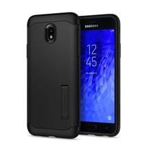 Заредете изображение във визуализатора на галерията – Spigen slim armor гръб за samsung j7 2018 черен - само за 43.5 лв
