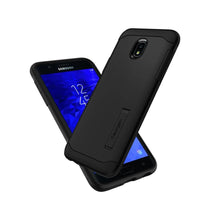 Заредете изображение във визуализатора на галерията – Spigen slim armor гръб за samsung j7 2018 черен - само за 43.5 лв
