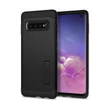 Заредете изображение във визуализатора на галерията – Spigen slim armor гръб за samsung s10 черен - само за 43.3 лв
