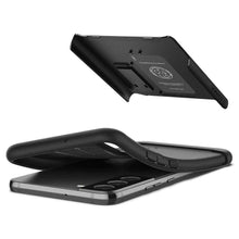 Заредете изображение във визуализатора на галерията – Spigen slim armor гръб за samsung s22 black - TopMag
