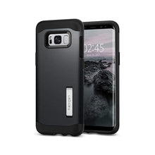 Заредете изображение във визуализатора на галерията – Spigen slim armor гръб за samsung s8 черен - само за 40.3 лв
